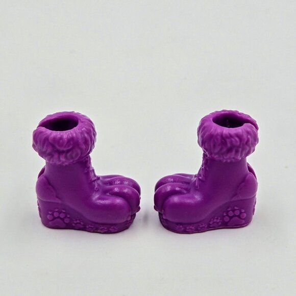 Doll Enchantimals Winsley Wolf Shoes Mattel Purple 2018 Read - Picture 3 of 5